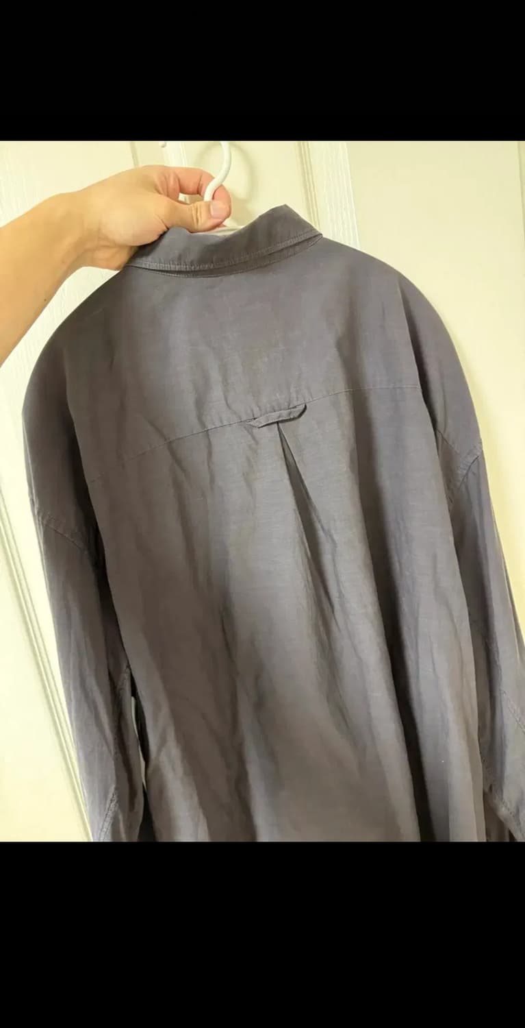 3) 폴리테루 텐코 루즈드 셔츠 퍼플그레이 퍼그 상품이미지3