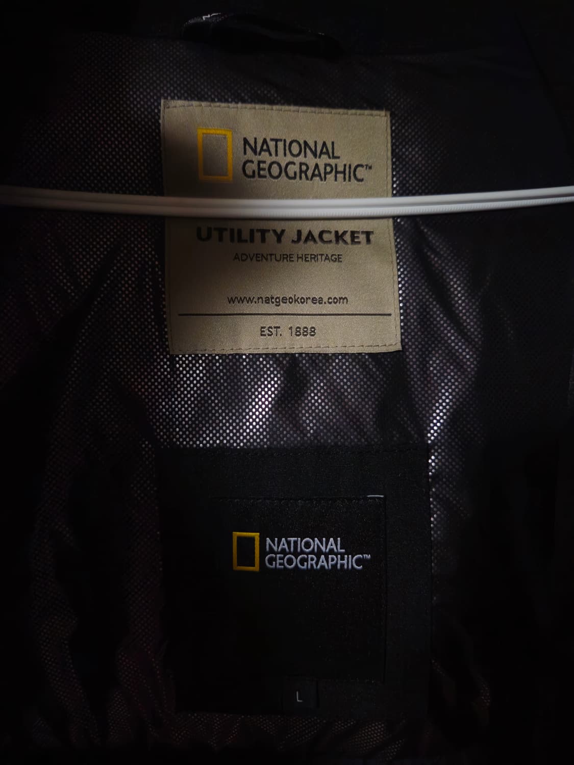 내셔널 지오그래픽 블랙 패딩 L 상품이미지3