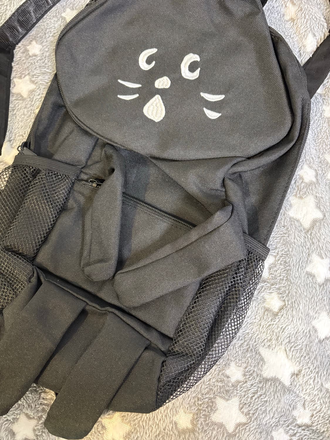 네넷냐 검은고양이 백팩 슬링백 일본 빈티지 가방 모리걸 y2k 상품이미지2