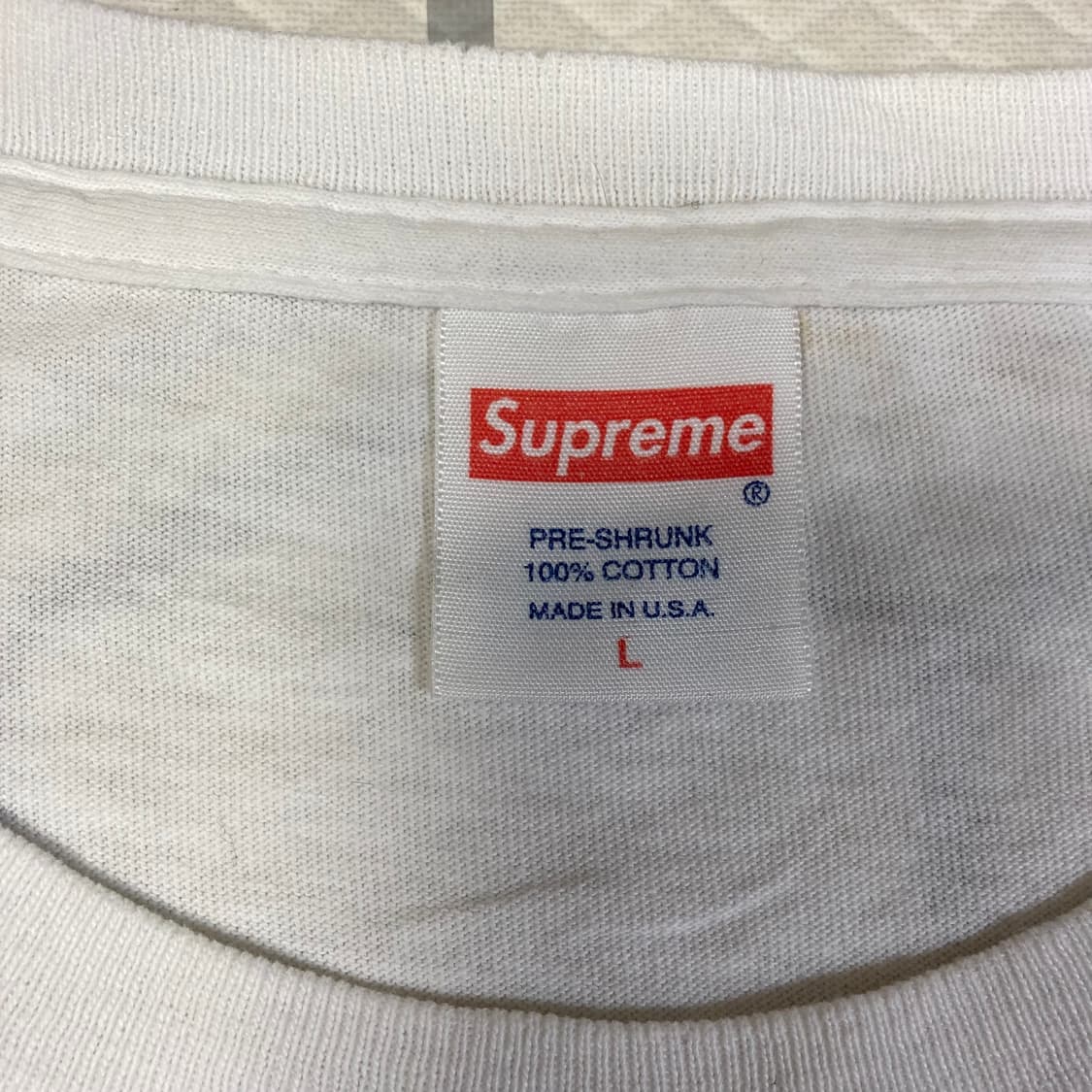 (L) 슈프림 10ss 1871 인디언 티셔츠 화이트 상품이미지6