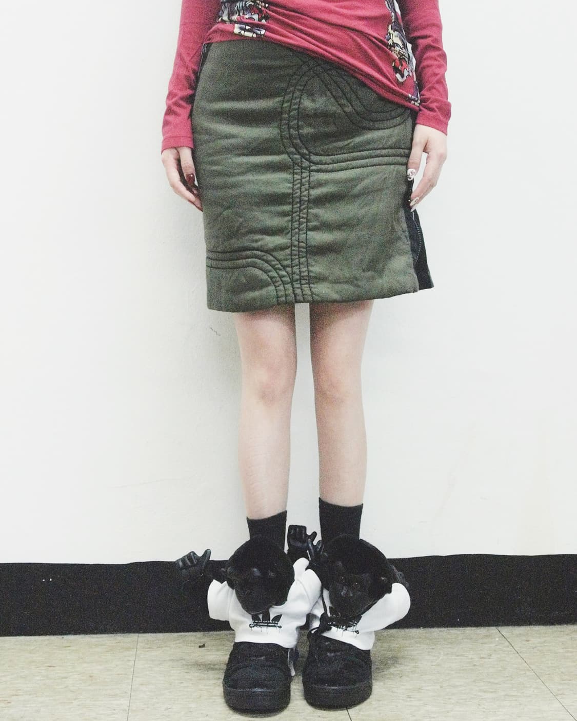 bimba y lola 사이드지퍼 미니스커트 상품이미지1