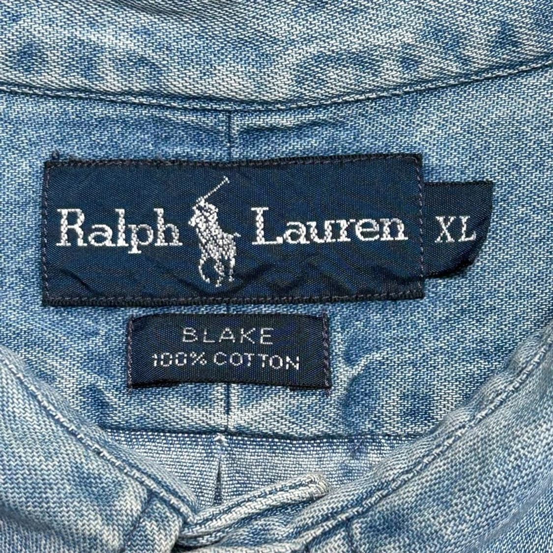RALPH LAUREN 데님 셔츠 XL 상품이미지6