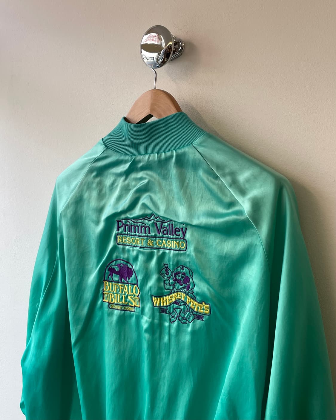 90’s USA Casino Satin jacket (빈티지 새틴 자켓) 상품이미지4