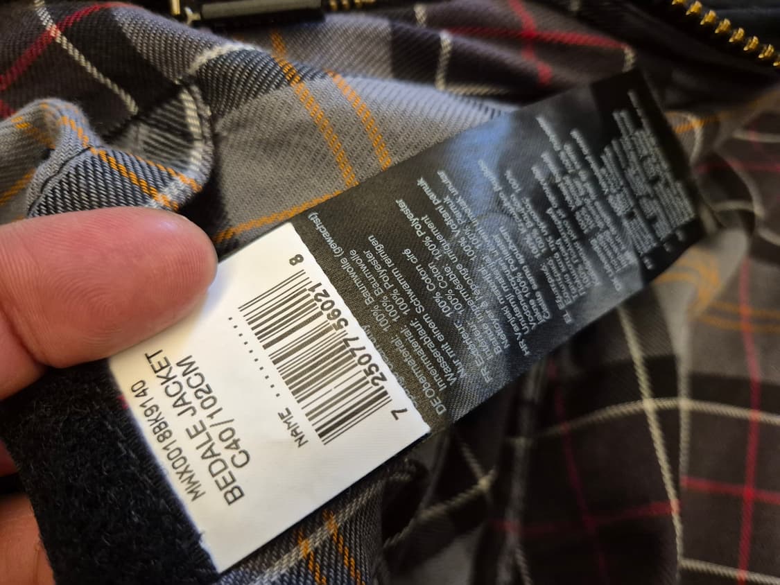 바버 비데일 페이딩 왁스 자켓 상품이미지10