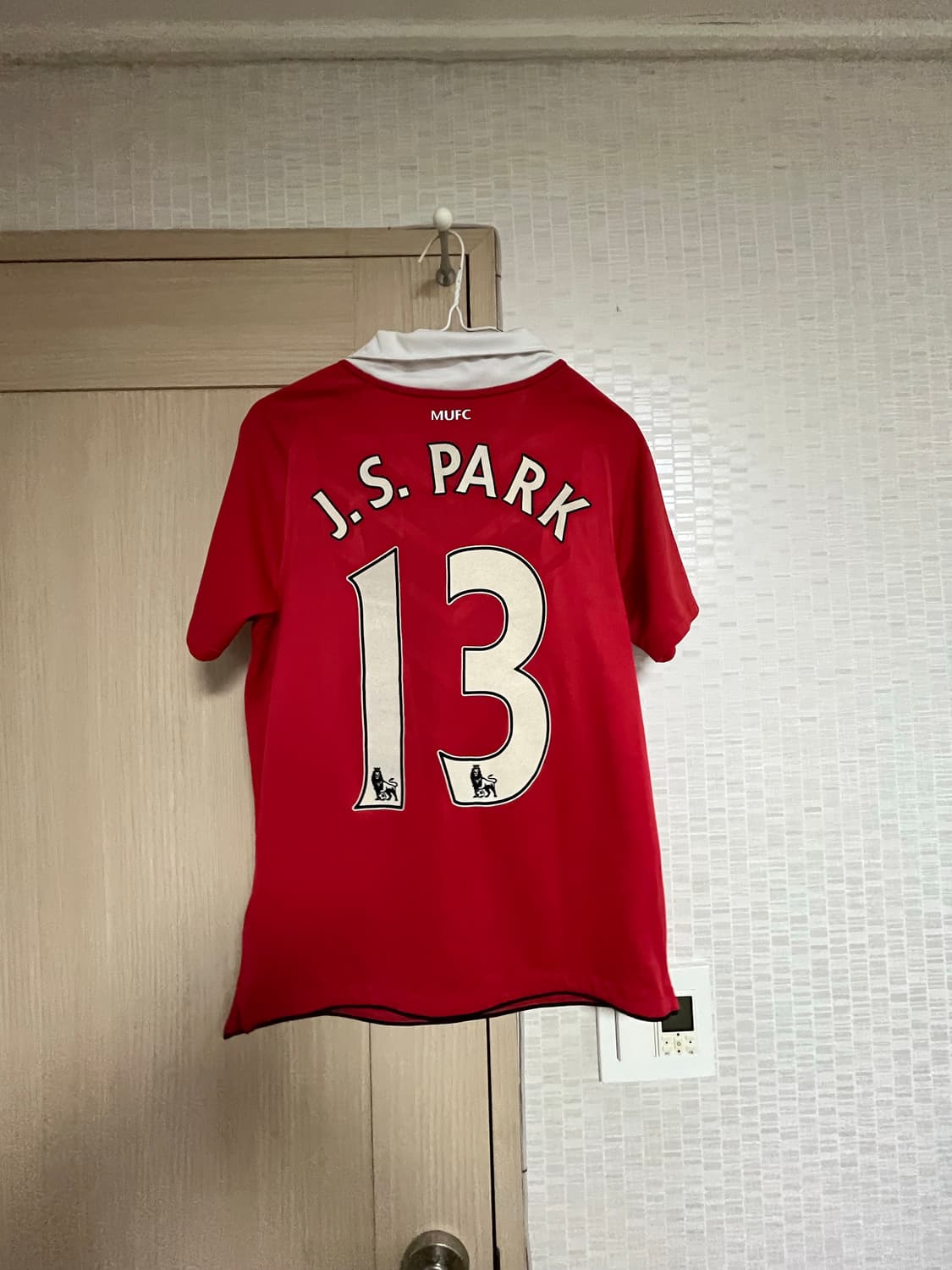 [유소년L] 맨유 10-11 홈 유니폼 박지성 마킹 판매 상품이미지2