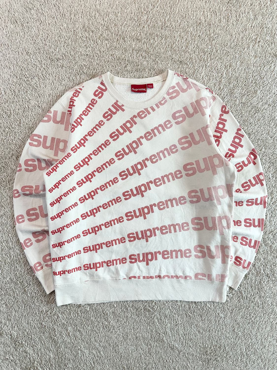 20SS 슈프림 SUPREME RADIAL 로고 맨투맨 상품이미지1