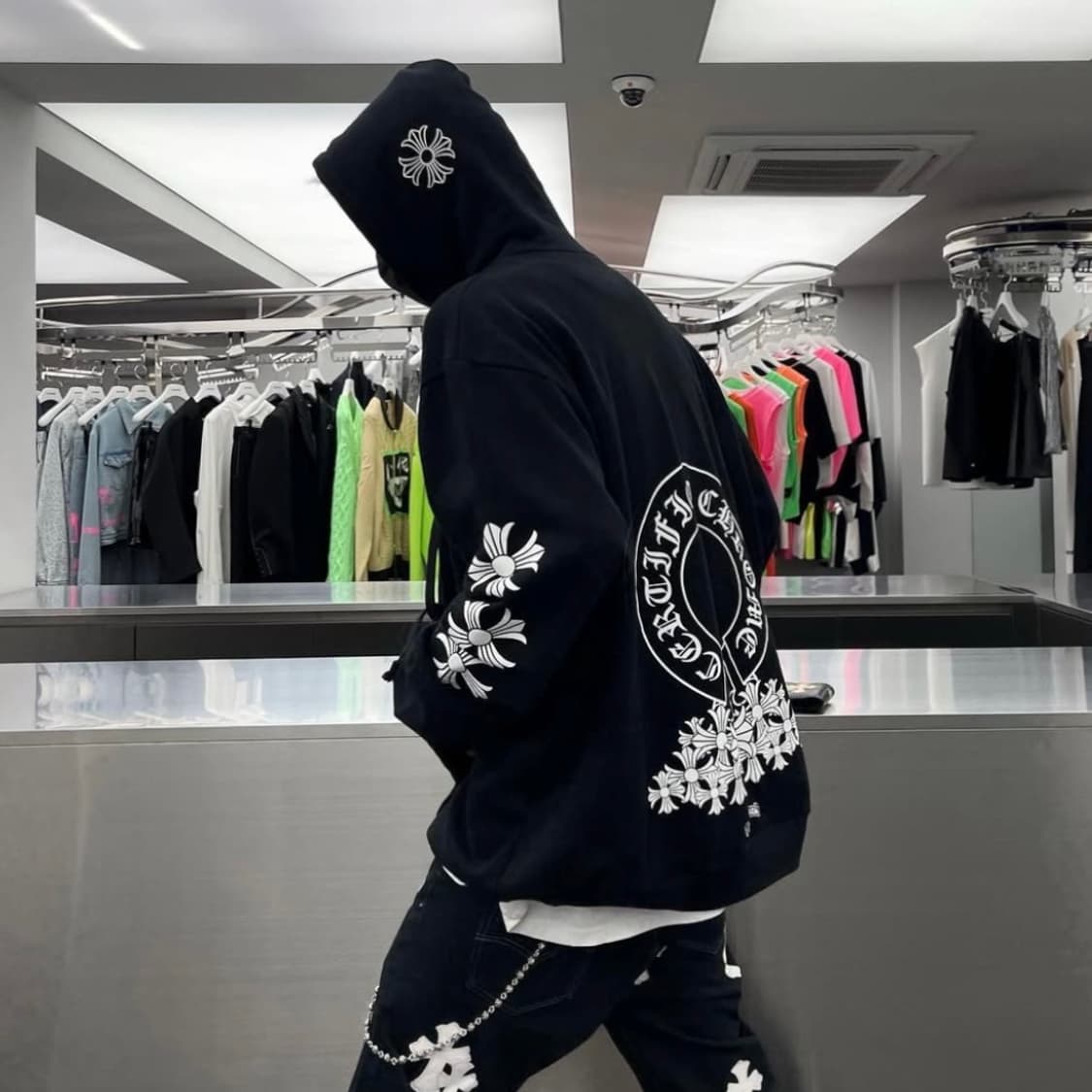 [XXL] 크롬하츠 X 드레이크 러버 보이 후드 마이애미 익스클루시브 상품이미지1