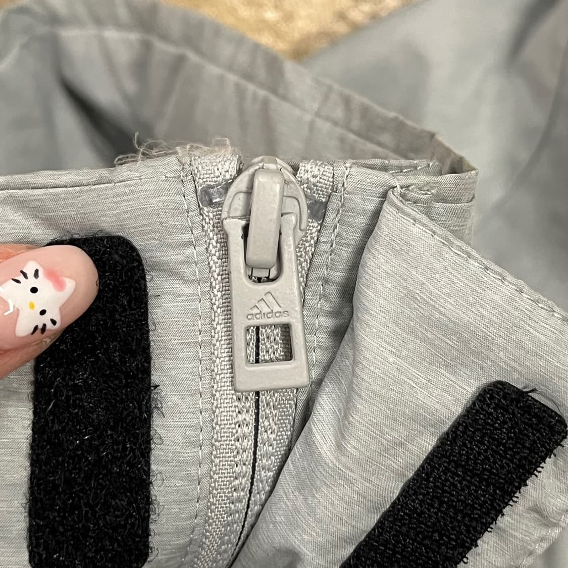 [정품/2XL] 아디다스 골프 아디퓨어 바람막이 자켓 회색 b18 상품이미지7