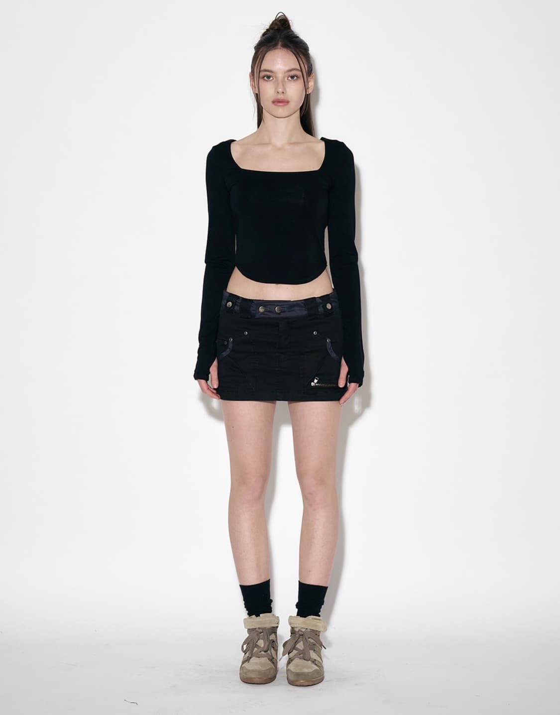 플리즈노팔로우 카밀라 포켓 미니스커트 상품이미지2