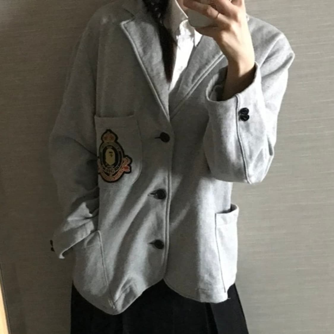 Bape 베이프 패치 코튼 블레이저 상품이미지4