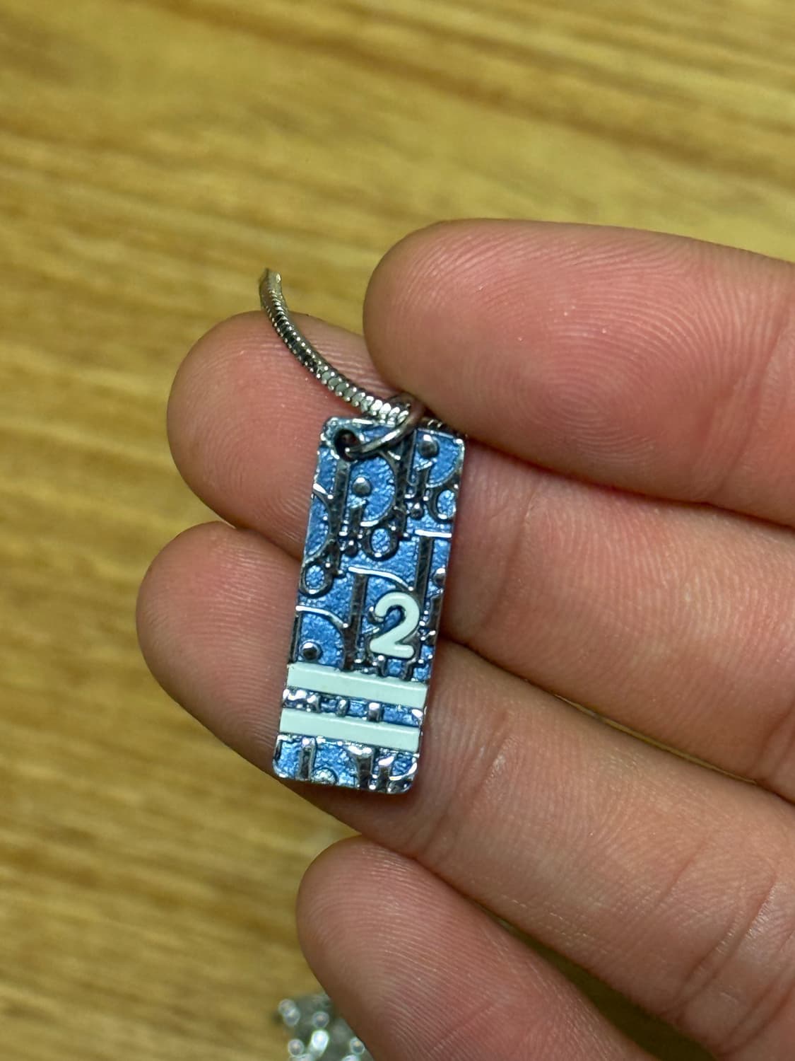 디올 오블리크 트로터 펜던트 목걸이 상품이미지3