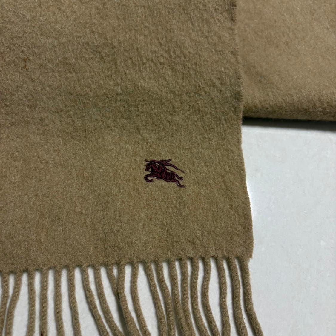 빈티지 버버리 캐시미어 베이지 목도리 머플러 상품이미지6