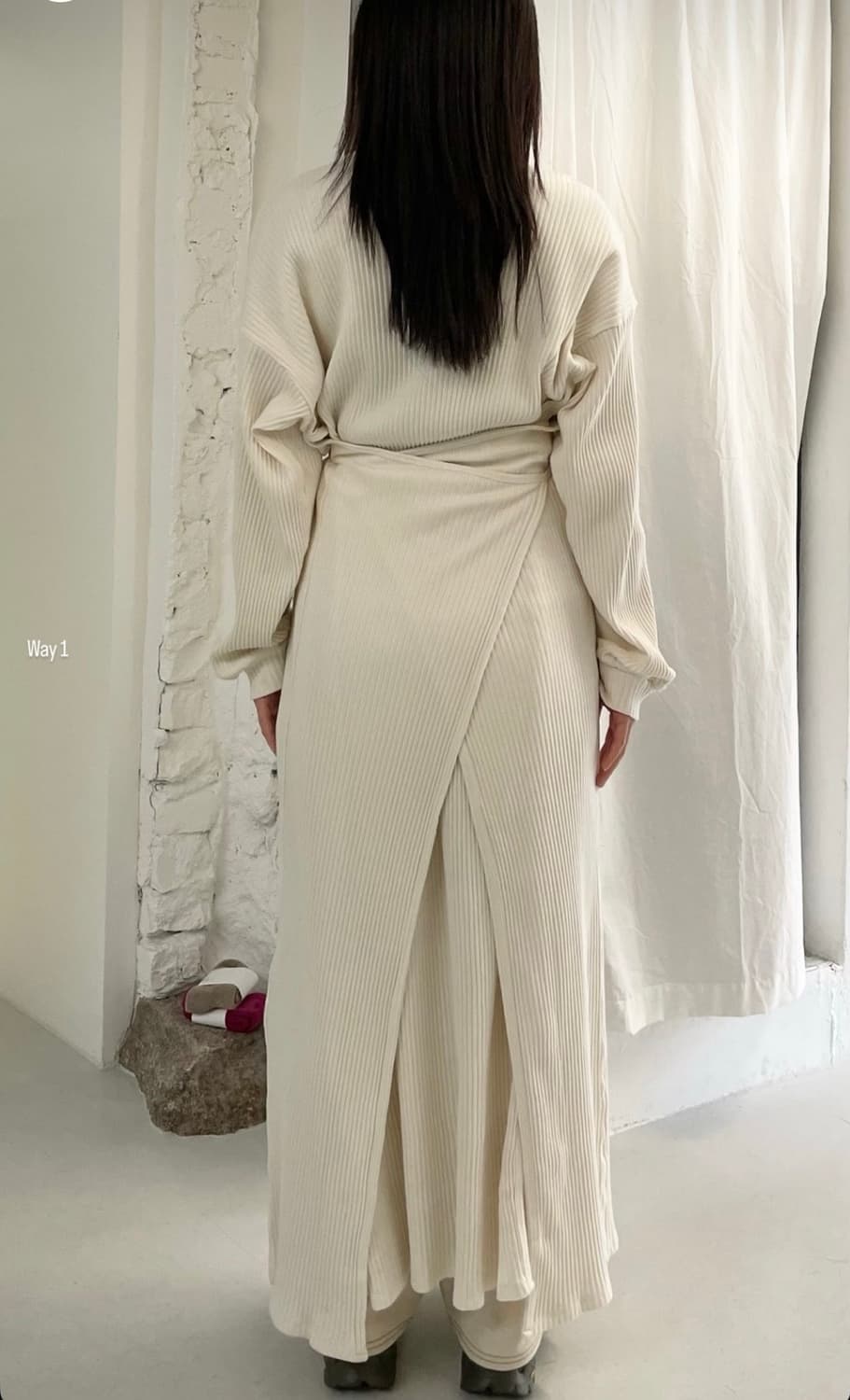 베이스레인지 shaw kaftan long sleeve 상품이미지1