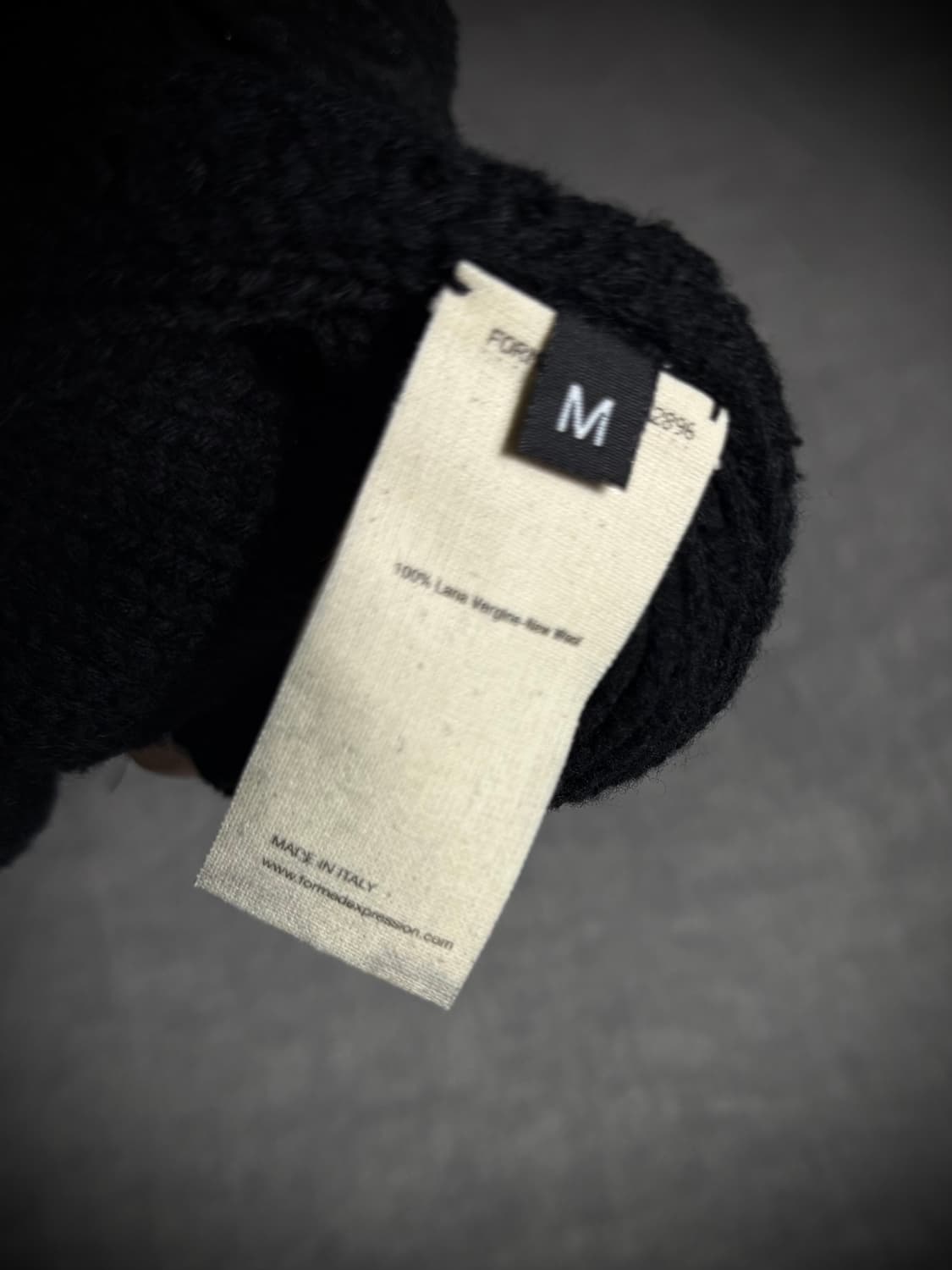 Forme d'Expression Shawl Collar Knit Coa 상품이미지5