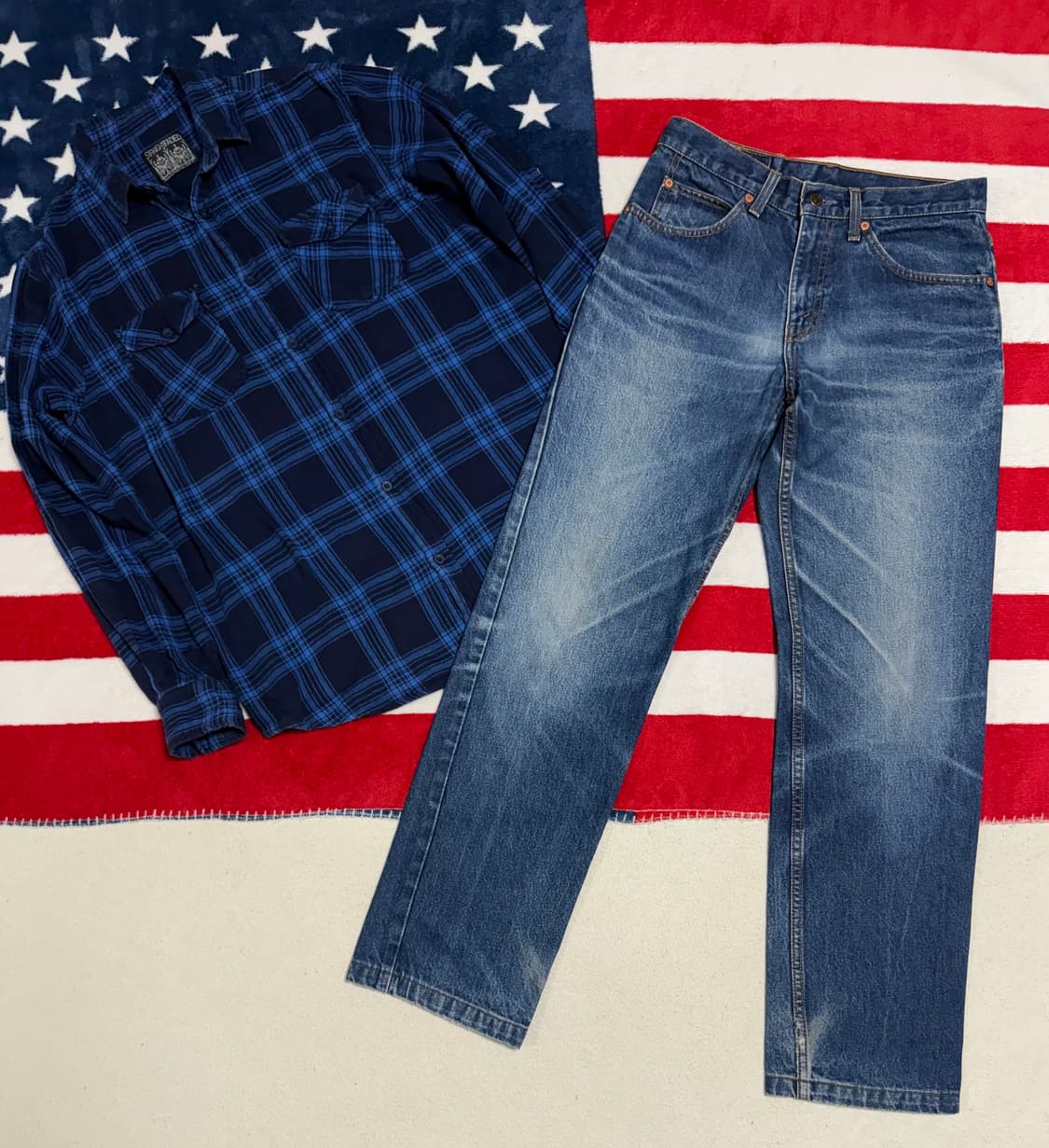 빈티지플란넬셔츠 flannel shirt  vintage 체크셔츠 상품이미지10