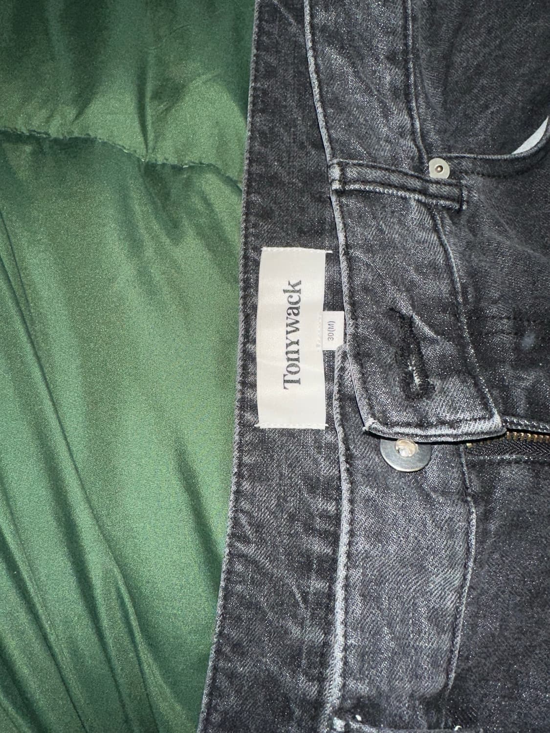 토니웩 플레어진 흑청 상품이미지4