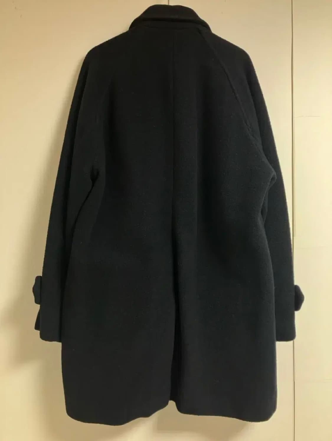 포저 Poszer 울 하프 코트 네이비 상품이미지3