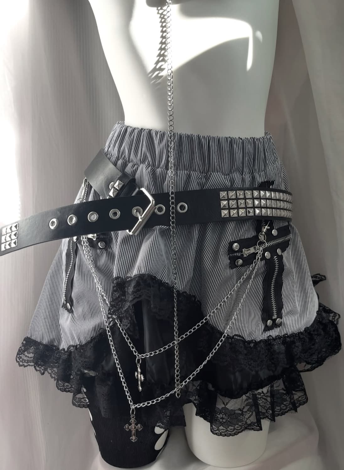 Harajuku punk skirt acdcrag 상품이미지2
