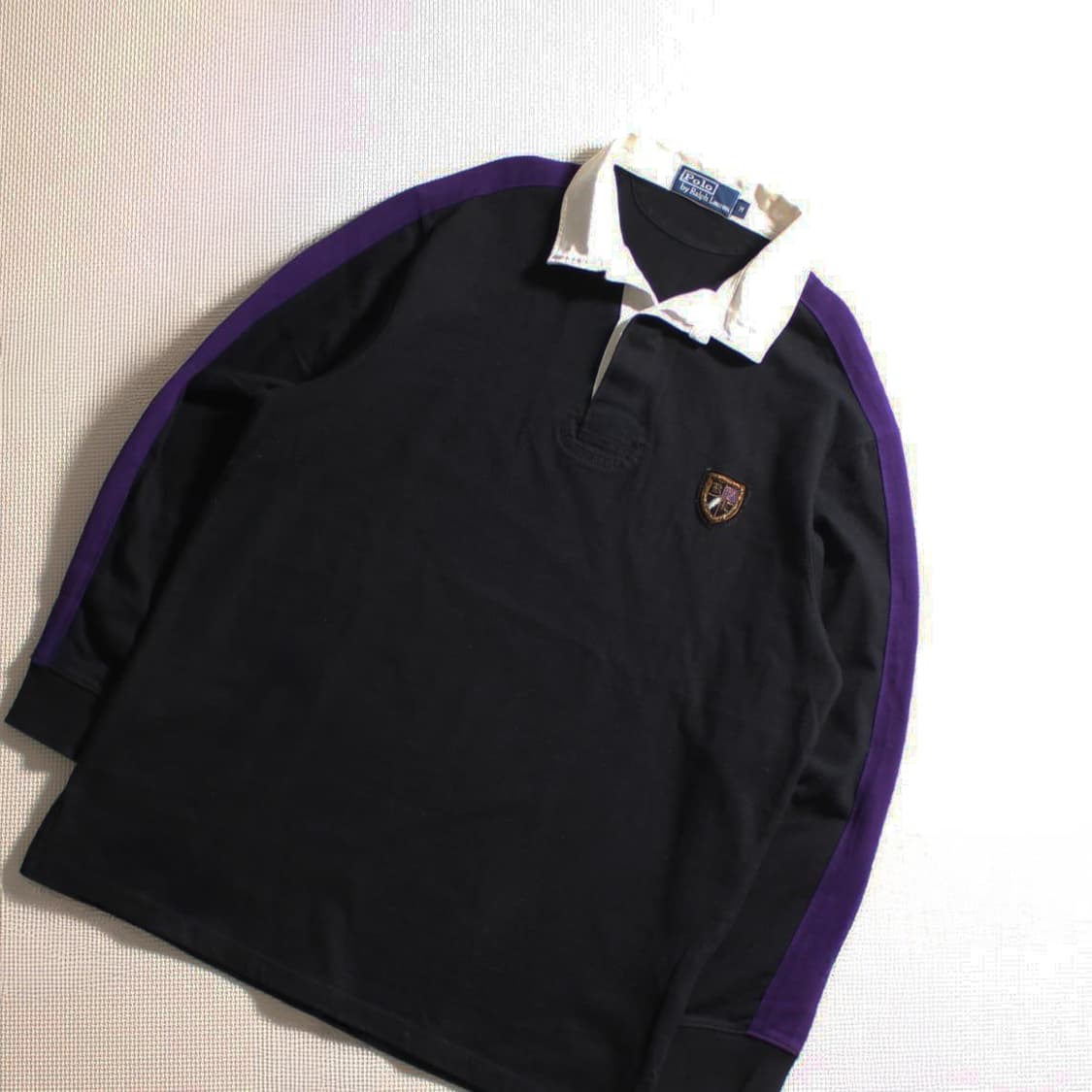 Polo 폴로 랄프로렌 퍼플배색 럭비 셔츠 상품이미지3