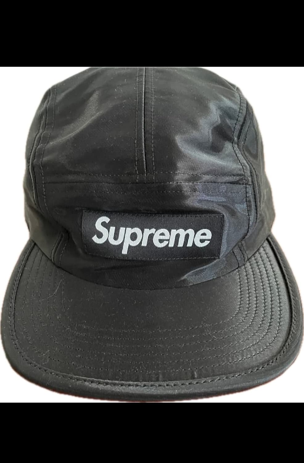 Supreme 캠프캡 블랙 상품이미지2