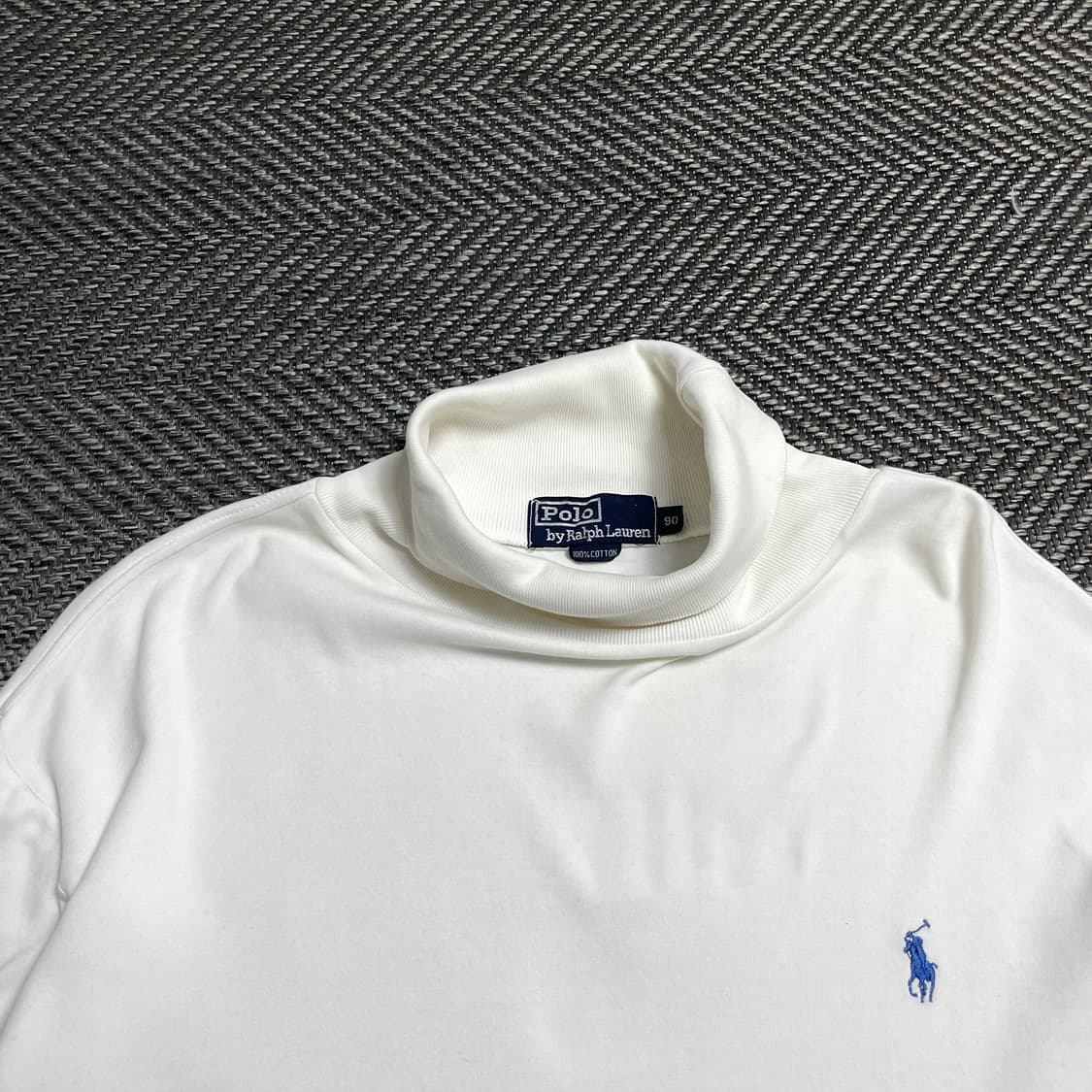 폴로 랄프로렌 포니 터틀넥 긴팔 티셔츠 화이트y 5364 상품이미지4
