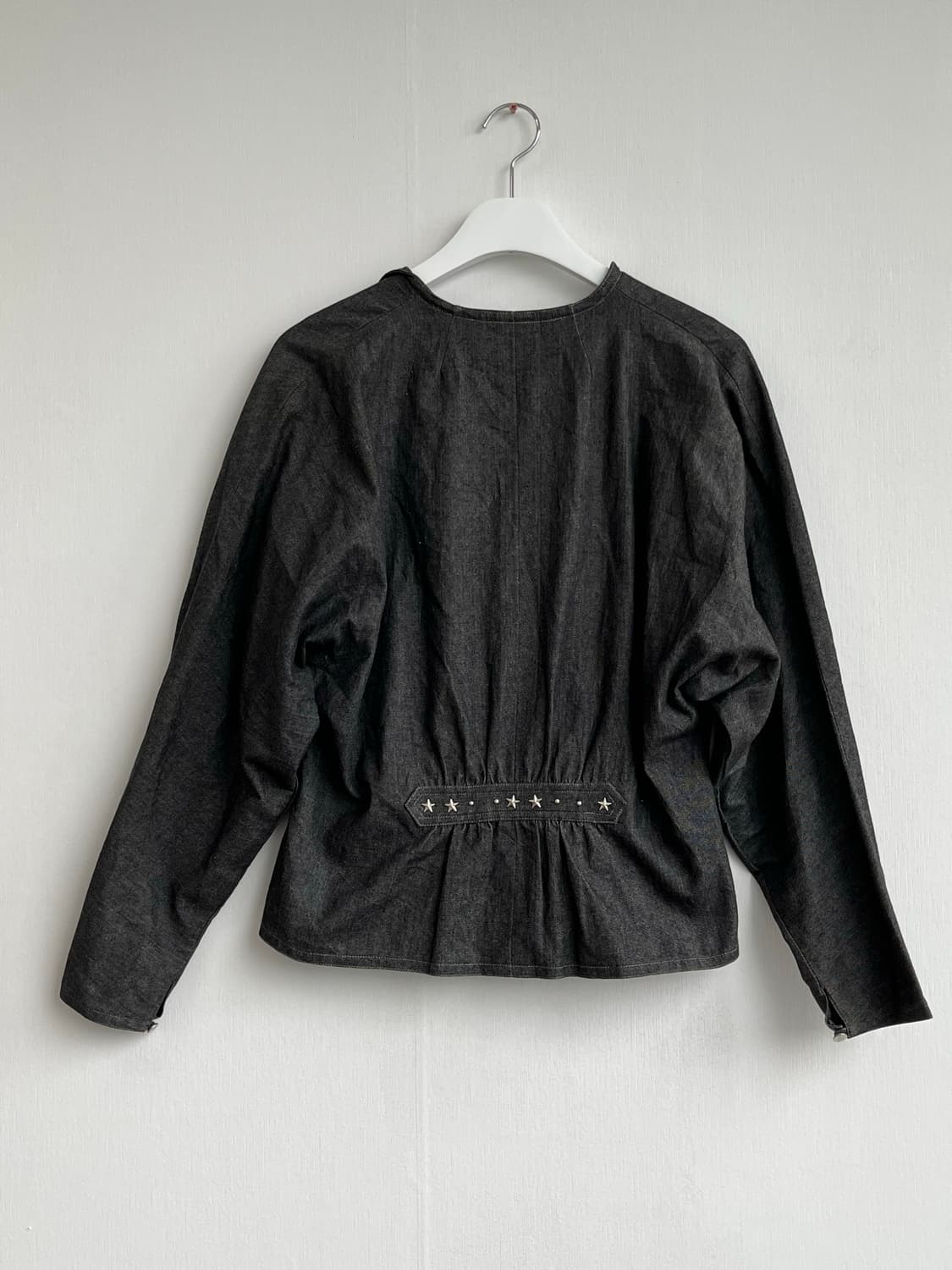 Vintage Black denim star jacket 상품이미지3