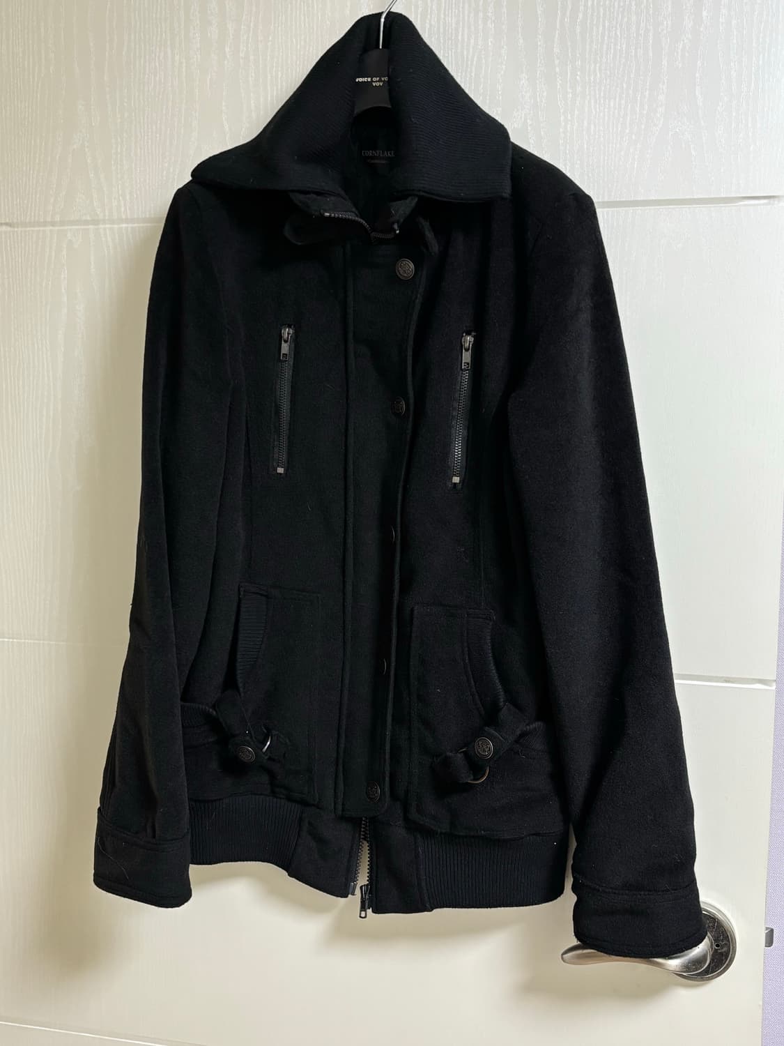 Y2K 오네갸루 펑투케 와투케 펑크 블랙 자켓 빈티지 상품이미지1