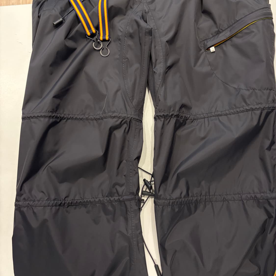 KWAY 까웨 애프터홈워크 나일론 트랙 팬츠 블랙 D740 상품이미지5