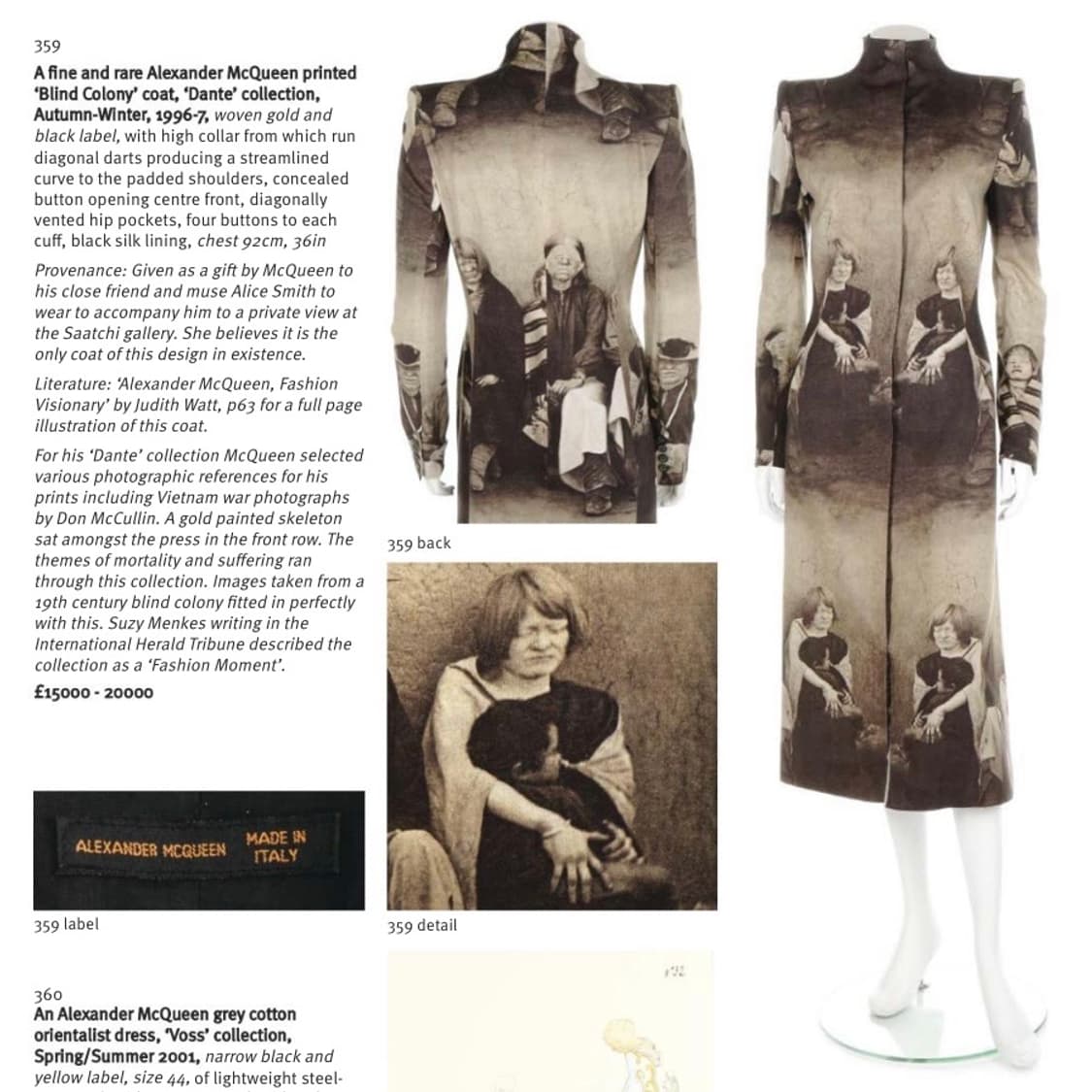 알렉산더 맥퀸 아카이브 96FW ‘Dante’ 컬렉션 셔츠 상품이미지3