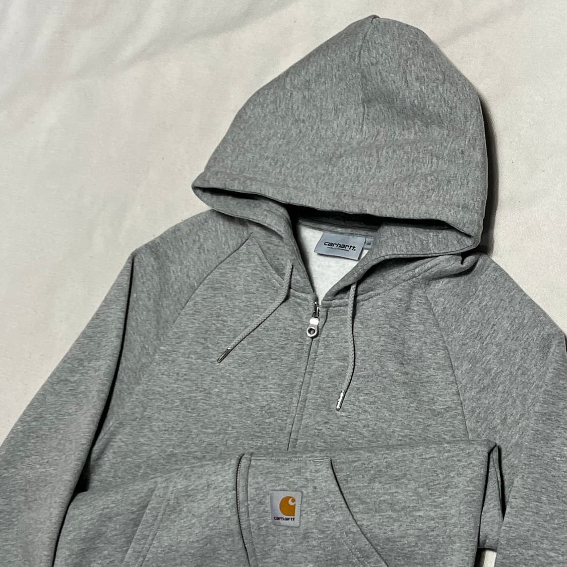 XS 칼하트 WIP 그레이 후드집업 상품이미지1