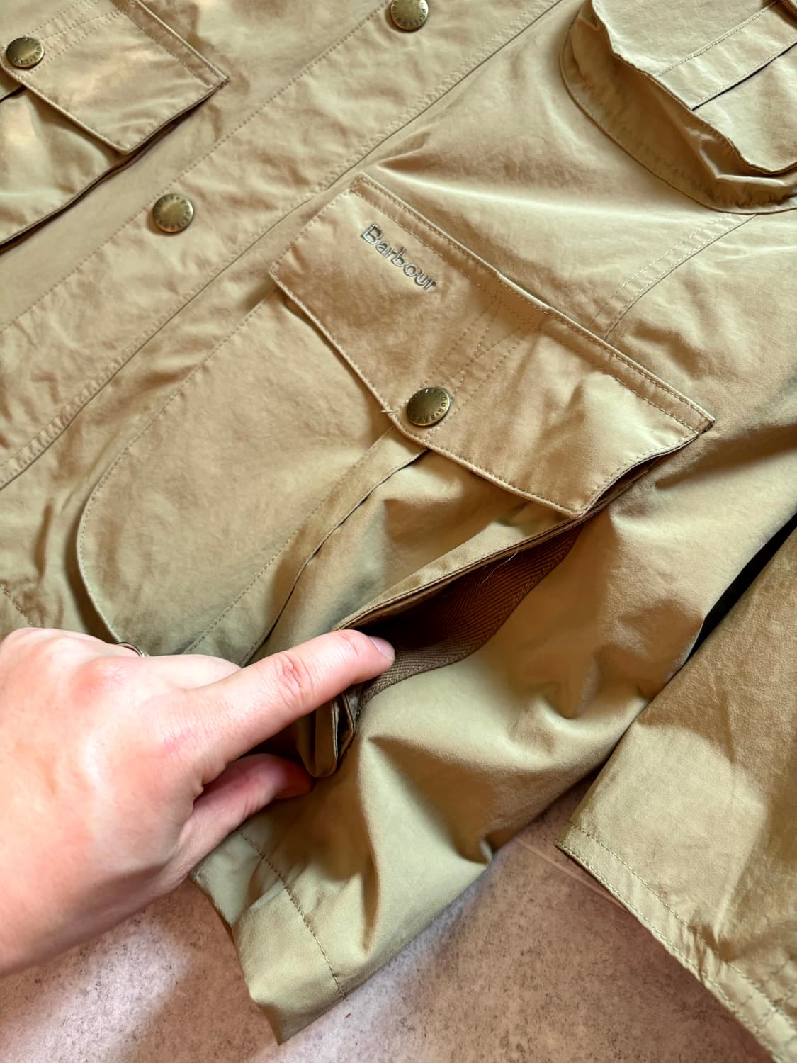 바버 Petrel 필드 자켓 M 상품이미지5