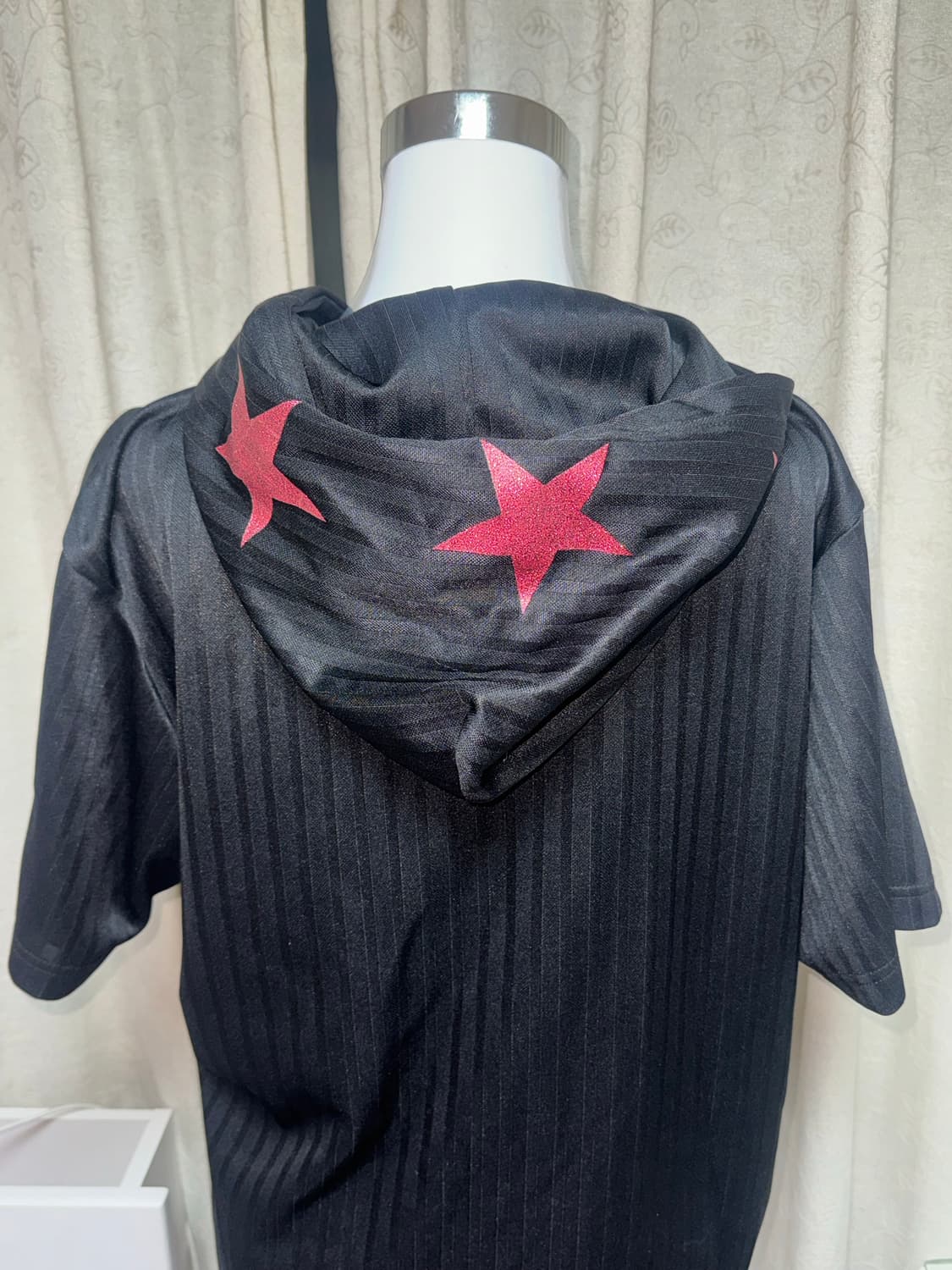 Red star zip-up hoodie 상품이미지1