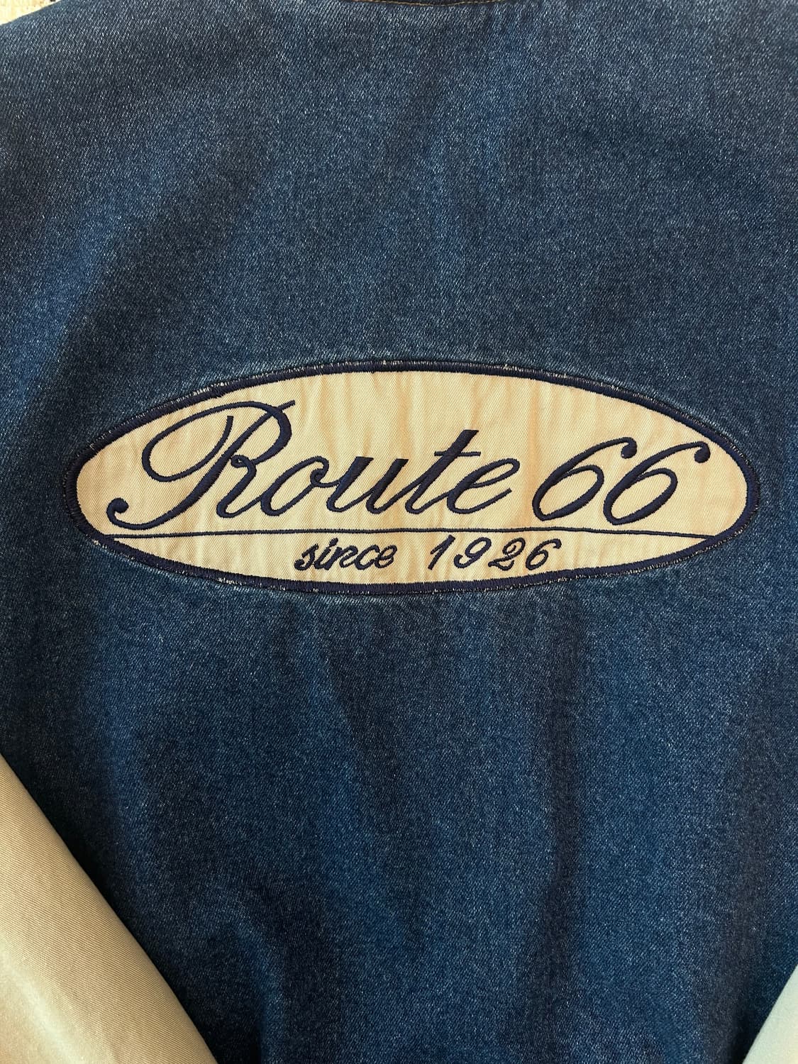 Route 66 데님 바시티 자켓 상품이미지2