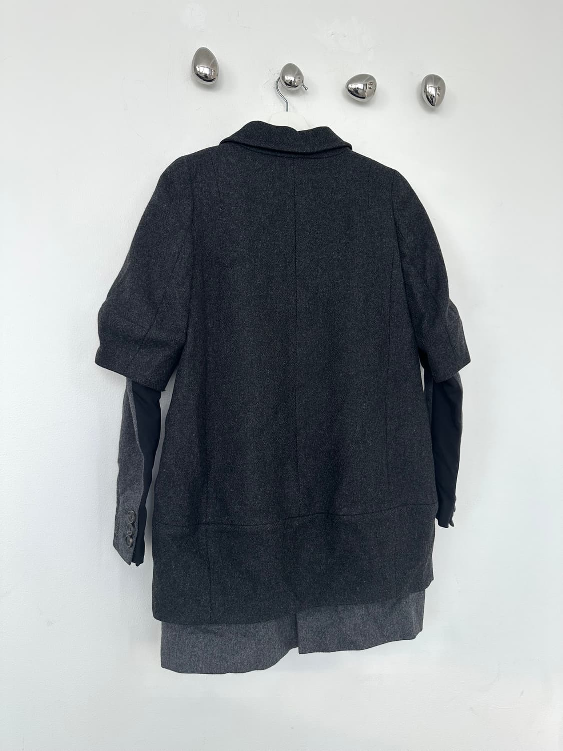 닐바렛 레이어드 캐시미어 블렌드 코트 상품이미지3