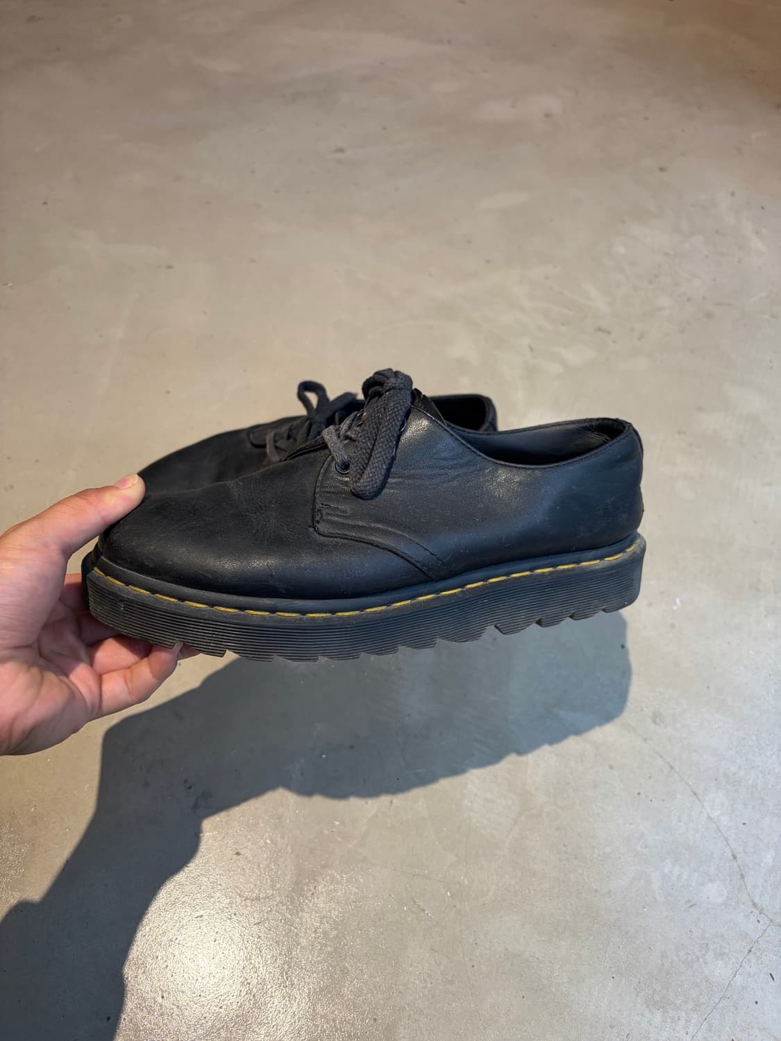 260)  Dr. Martens 1461 지기 블랙 윙팁 브로그 슈즈 상품이미지2