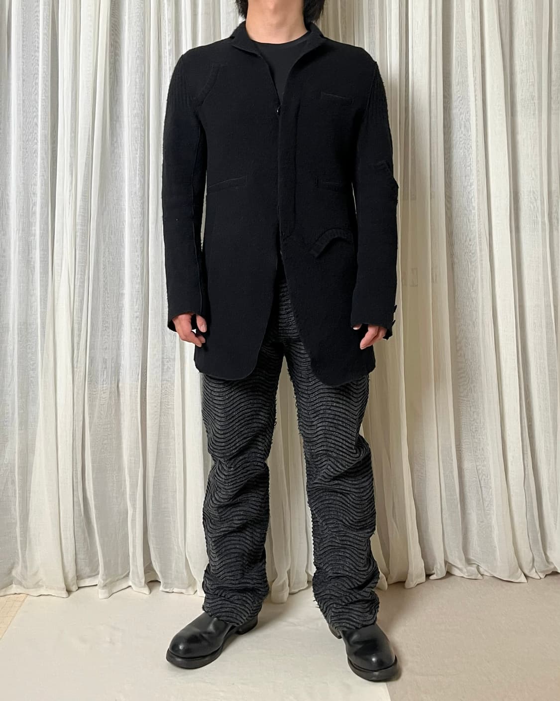 언더커버 11aw 펠트 울 니트 가디건 자켓 undercover 미러기 상품이미지3