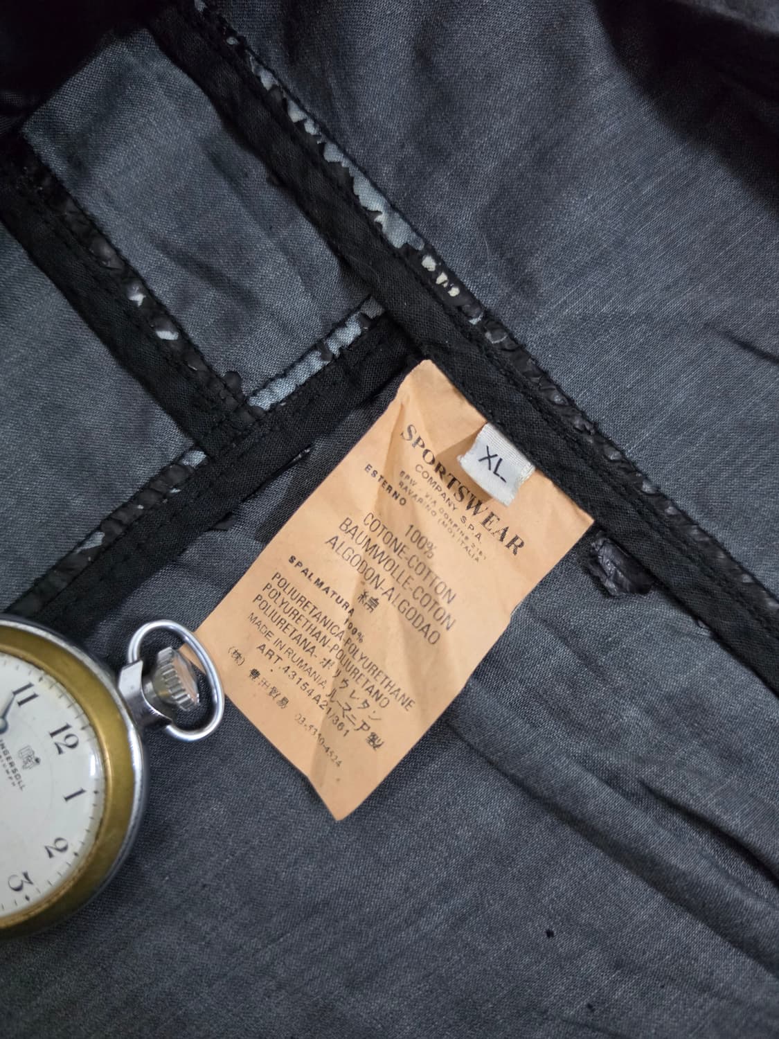 05AW 스톤 아일랜드 Raso Gommato Coat 상품이미지10