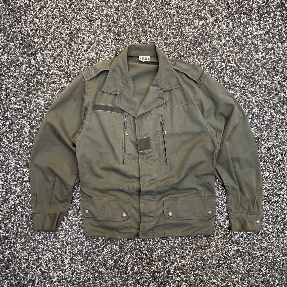 80s 빈티지 프랑스군 F1 필드 자켓 (L)   상품이미지1