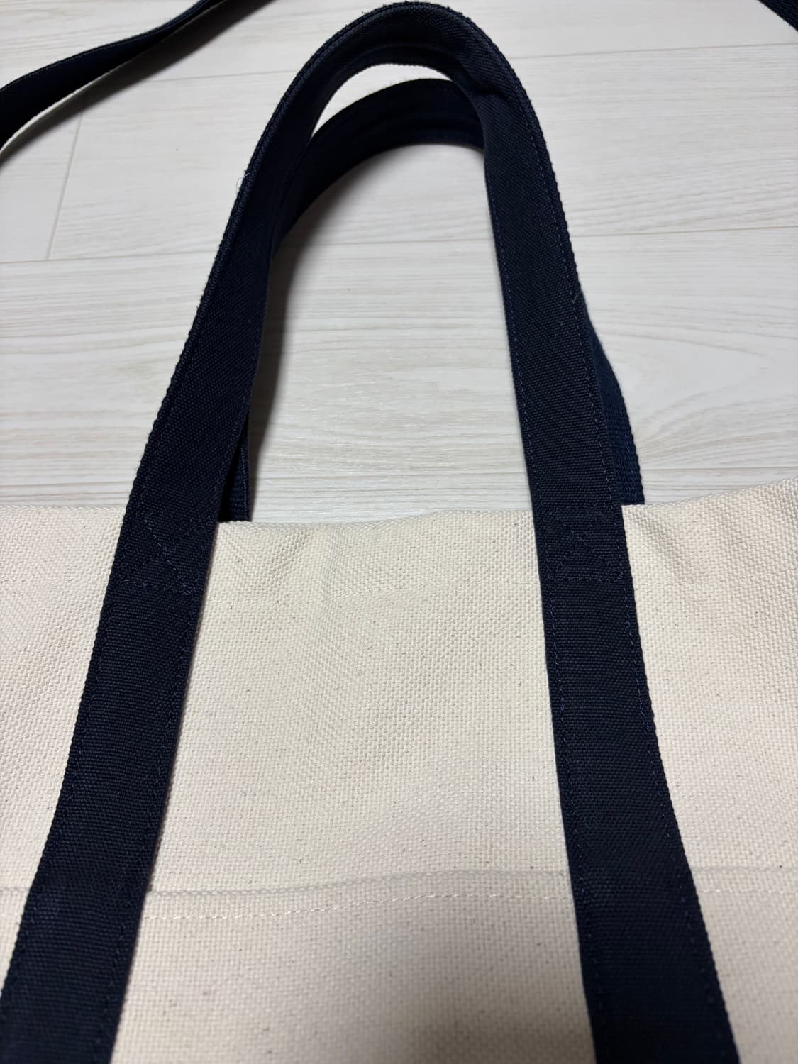 더프레치아 프리모 캔버스 토트백 네이비 L 상품이미지7