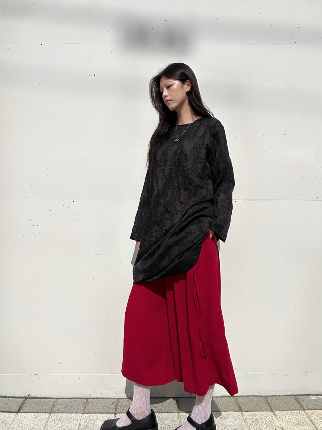 Jacquard pattern top & ops 상품이미지4