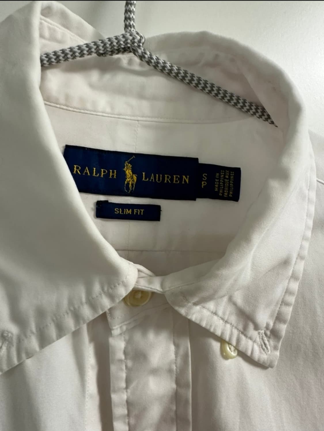 랄프로렌 슬림핏 옥스포드 셔츠 흰색 S 여자도맞음 반택포 상품이미지2
