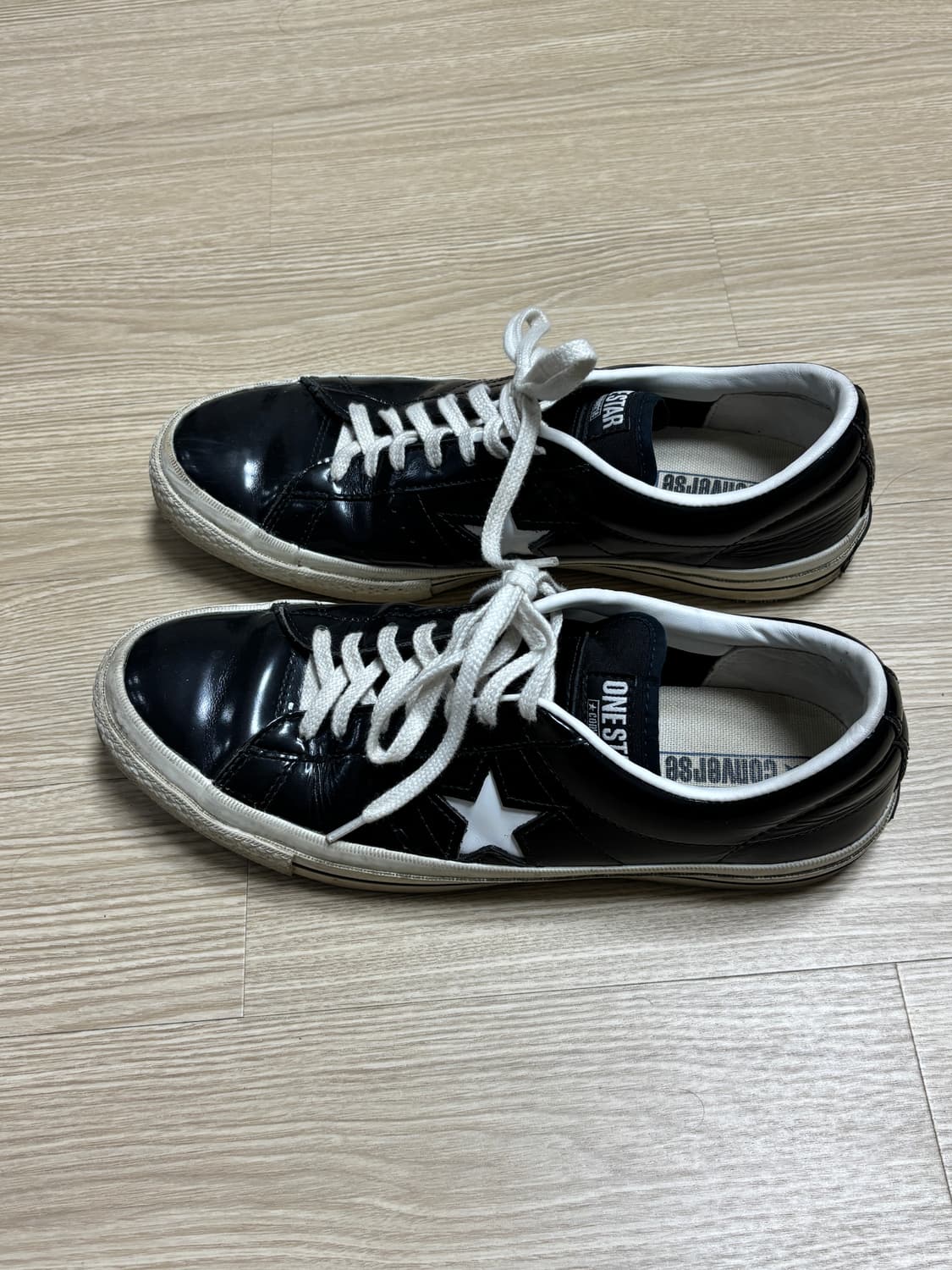 컨버스 원스타 레더 블랙 상품이미지2