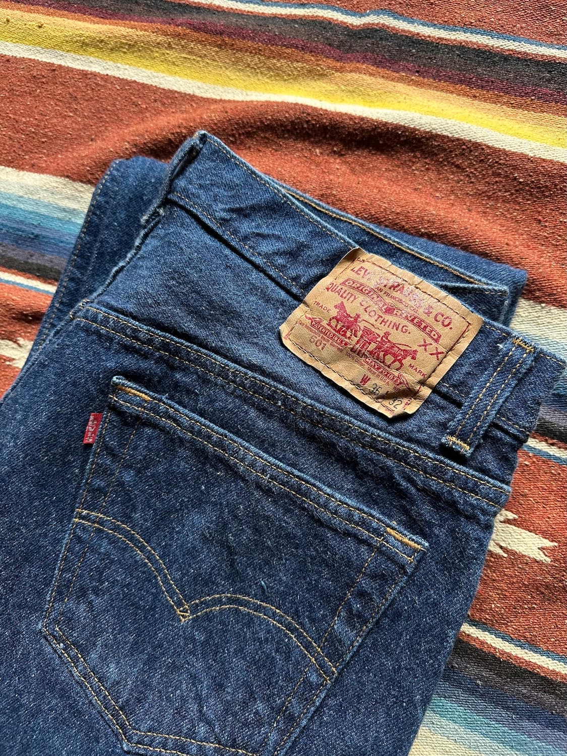 90s USA 빈티지 리바이스 501 데님 팬츠 상품이미지2