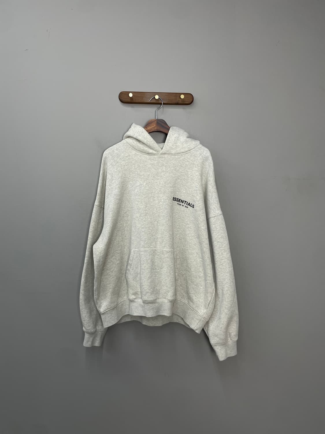 에센셜 백로고 기모 후드티 H1827 상품이미지3