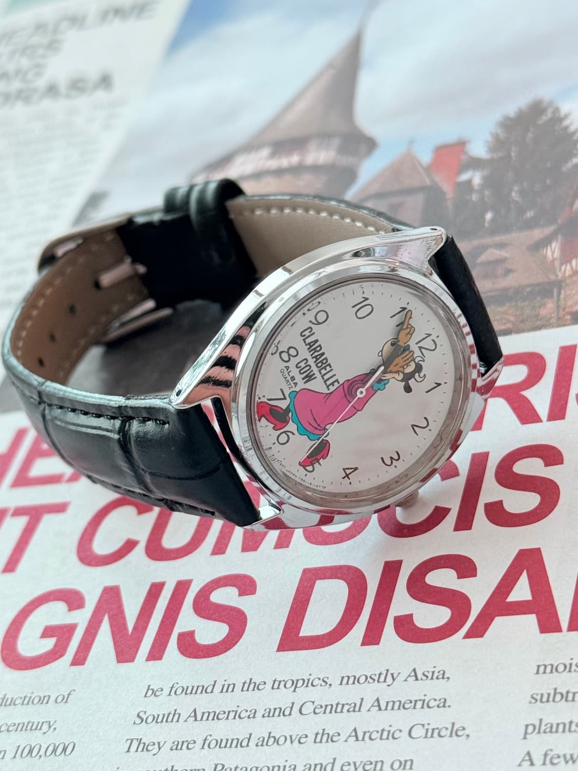 Seiko 세이코 ALBA Quartz Clarabelle cow 상품이미지4