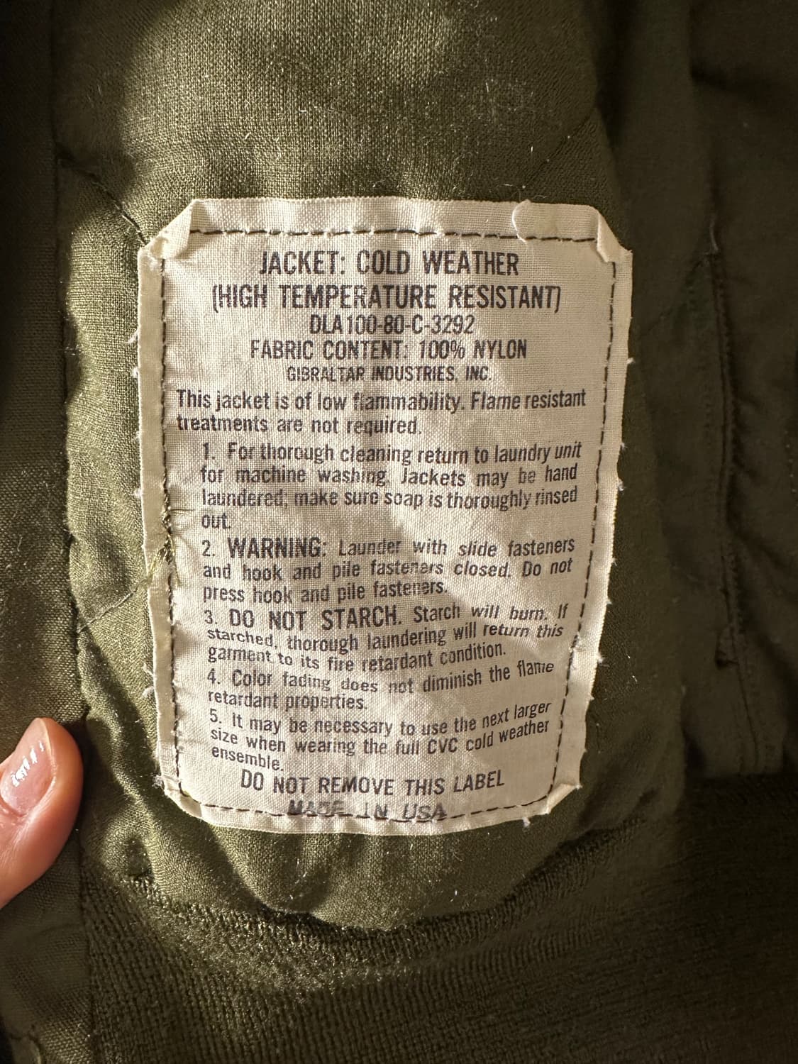 미군 오리지널 cvc 탱커 미디움 숏 상품이미지7