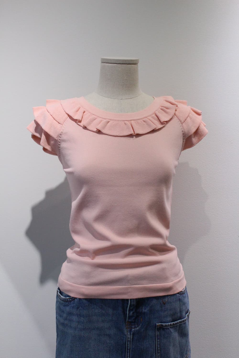 양산형 로리타 러블리 히메갸루 라떼갸루 로걀 바비깔 딸기 러플 니트 상품이미지2