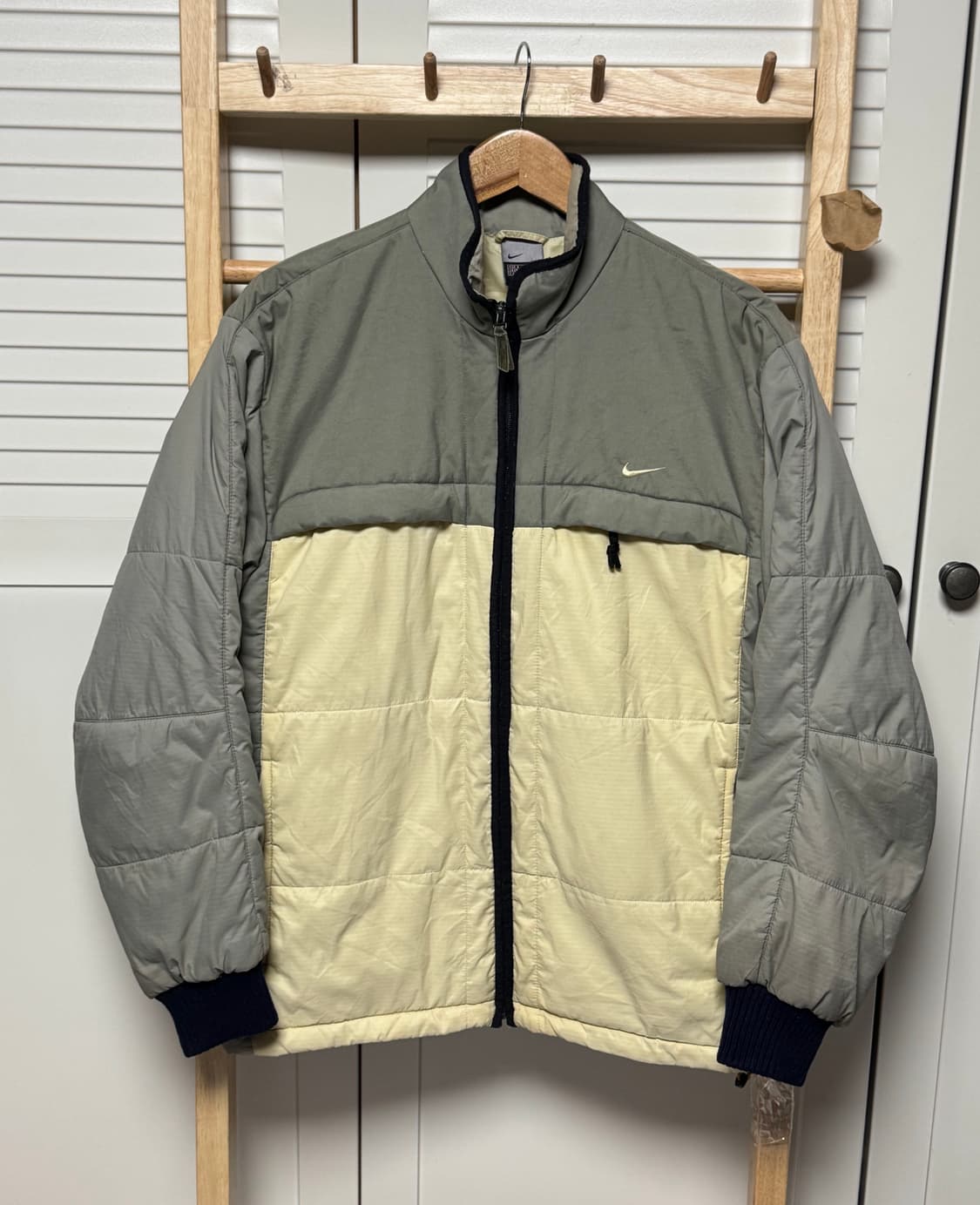 나이키 카키 올드스쿨 y2k 초경량 점퍼 자켓 상품이미지5