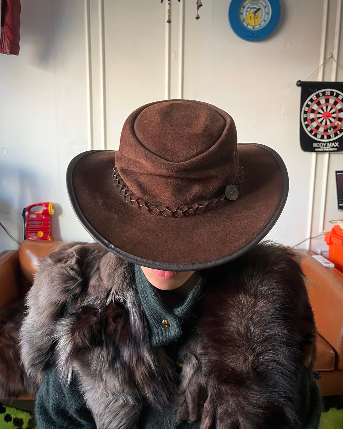 Balmah Hats Genuine Leather Pedora 상품이미지2