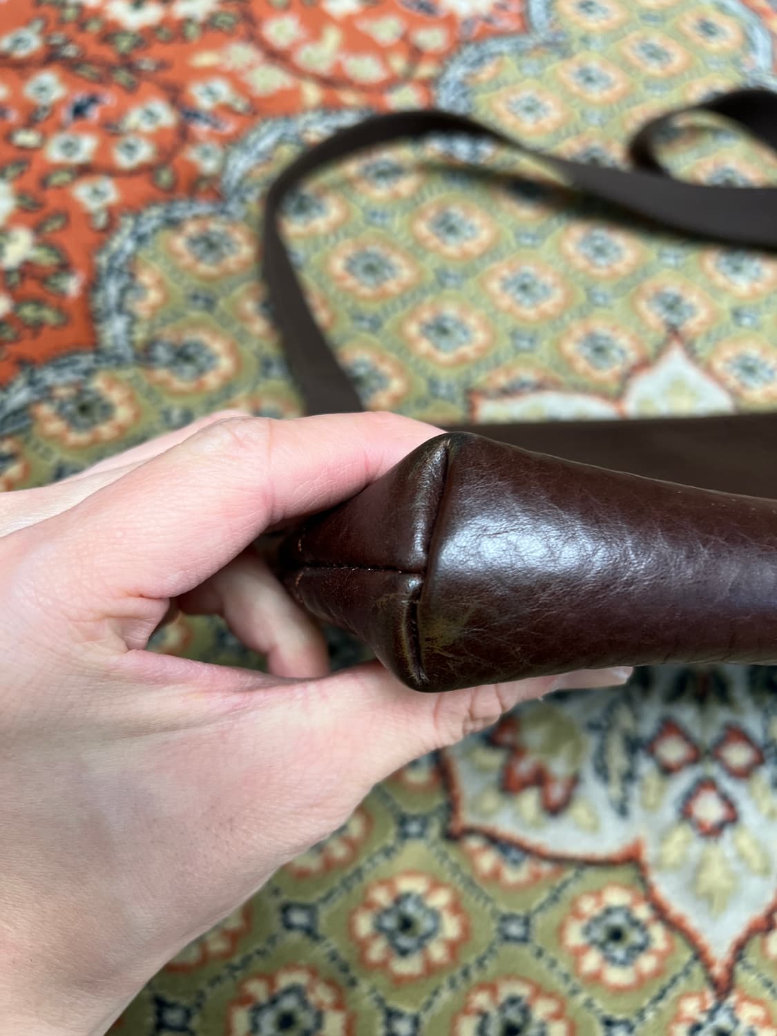 [FREE] 헤비츠(Hevitz) 가죽 캔버스 콤비 숄더백 상품이미지9